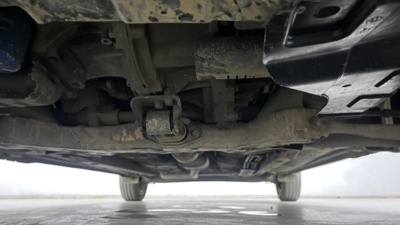 Used 2022 Hyundai Grand i10 Nios Sportz AMT 1.2 Kappa VTVT Petrol Automatic extra FRONT LEFT UNDERBODY VIEW