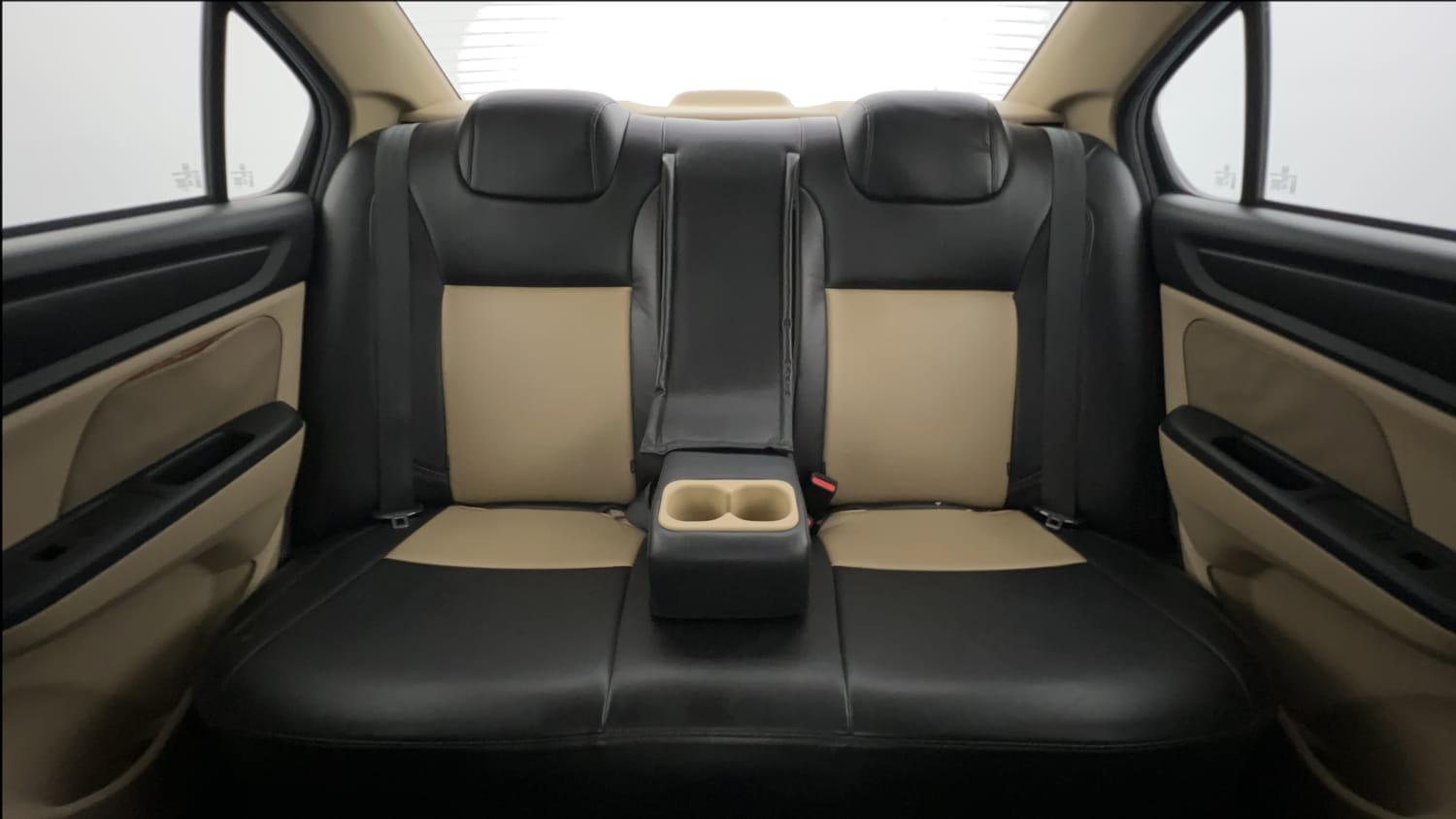 Used 2019 Honda Amaze 1.2 V CVT Petrol Petrol Automatic interior REAR SEAT CONDITION VIEW