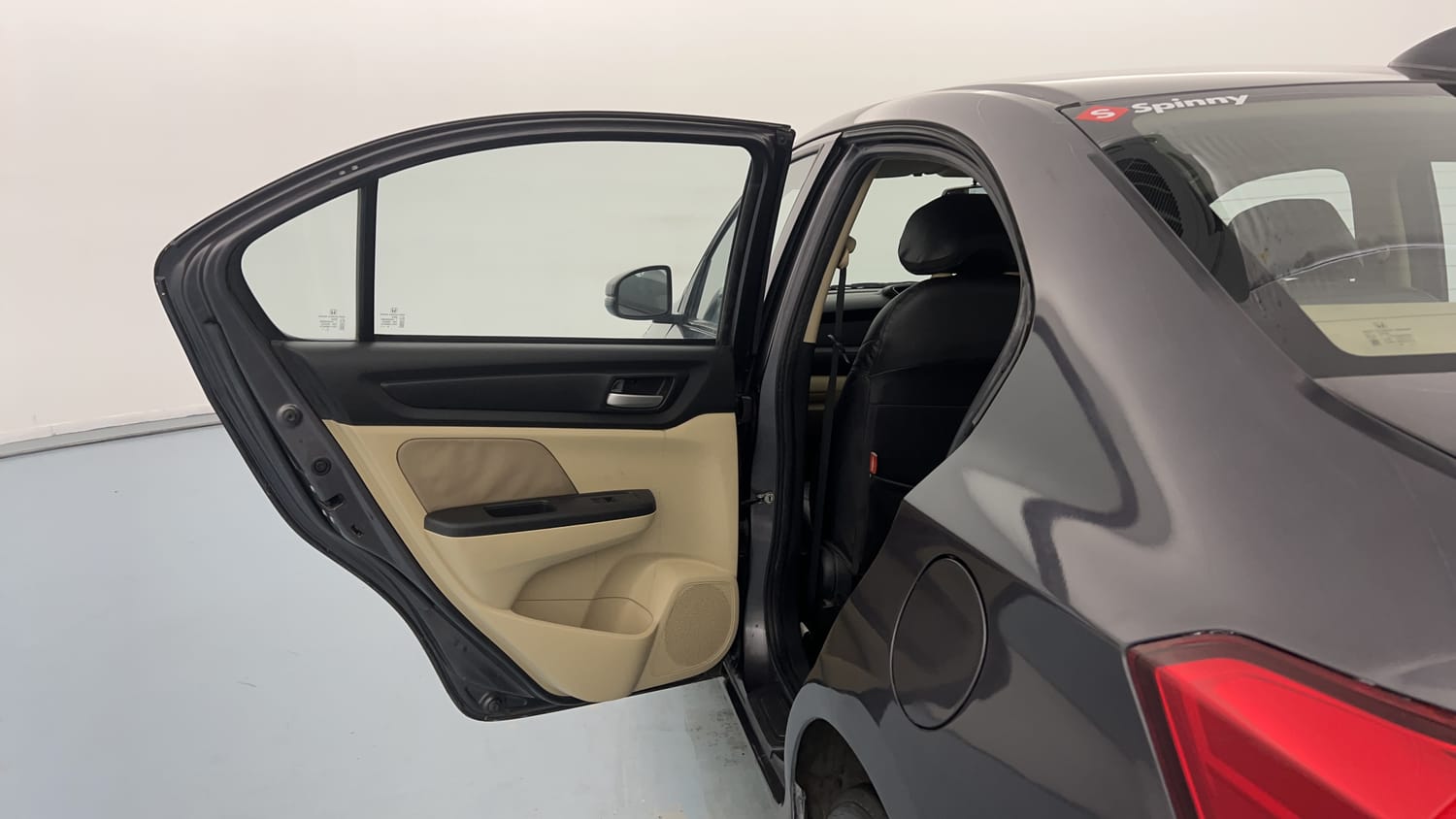 Used 2019 Honda Amaze 1.2 V CVT Petrol Petrol Automatic interior LEFT REAR DOOR OPEN VIEW