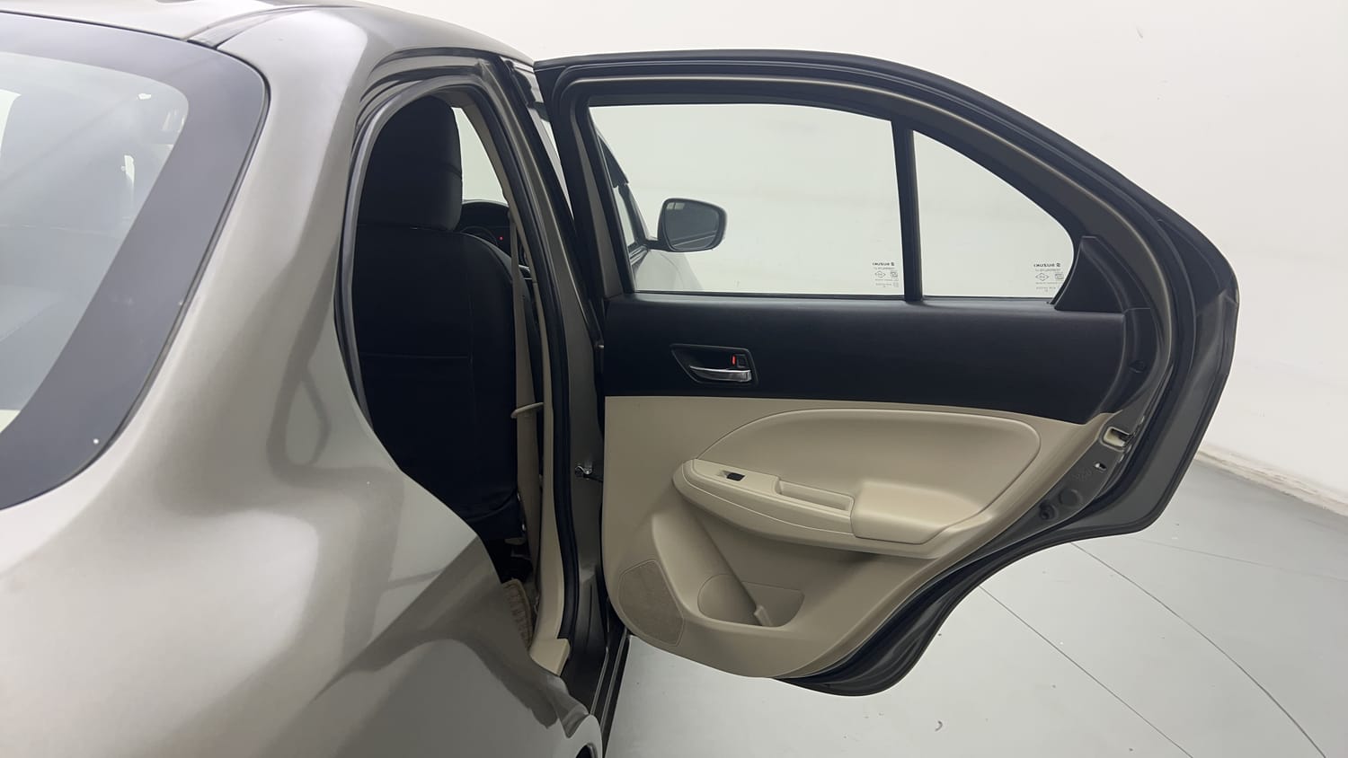 Used 2018 Maruti Suzuki Dzire VXi AMT Petrol Automatic interior RIGHT REAR DOOR OPEN VIEW