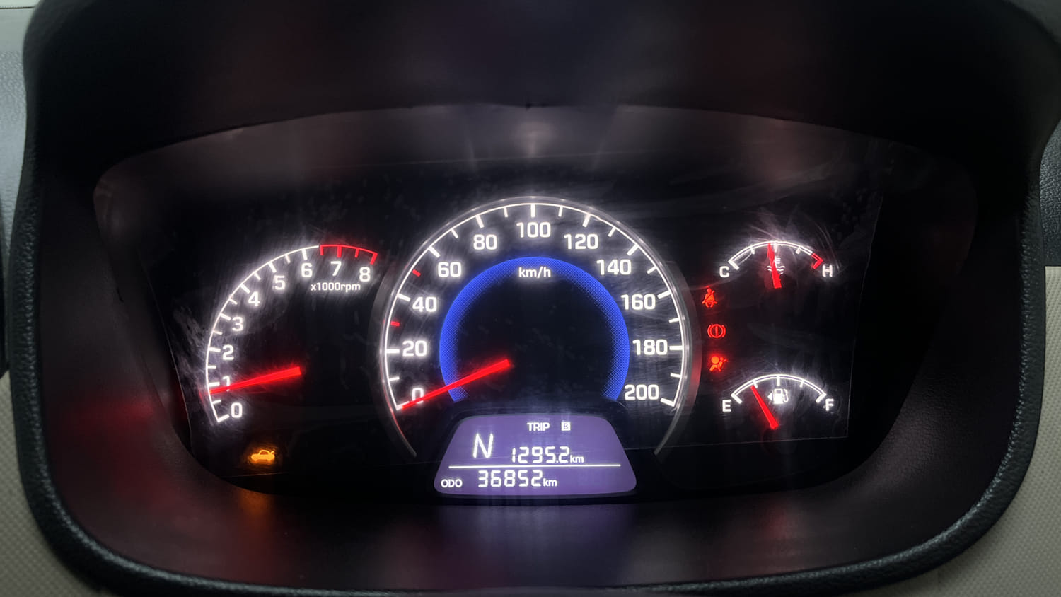 Used 2017 Hyundai Grand i10 Sportz (O) AT 1.2 Kappa VTVT Petrol Automatic interior CLUSTERMETER VIEW