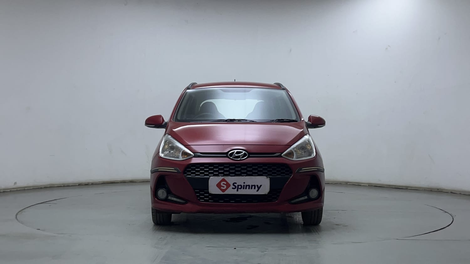 Used 2017 Hyundai Grand i10 Sportz (O) AT 1.2 Kappa VTVT Petrol Automatic exterior FRONT VIEW