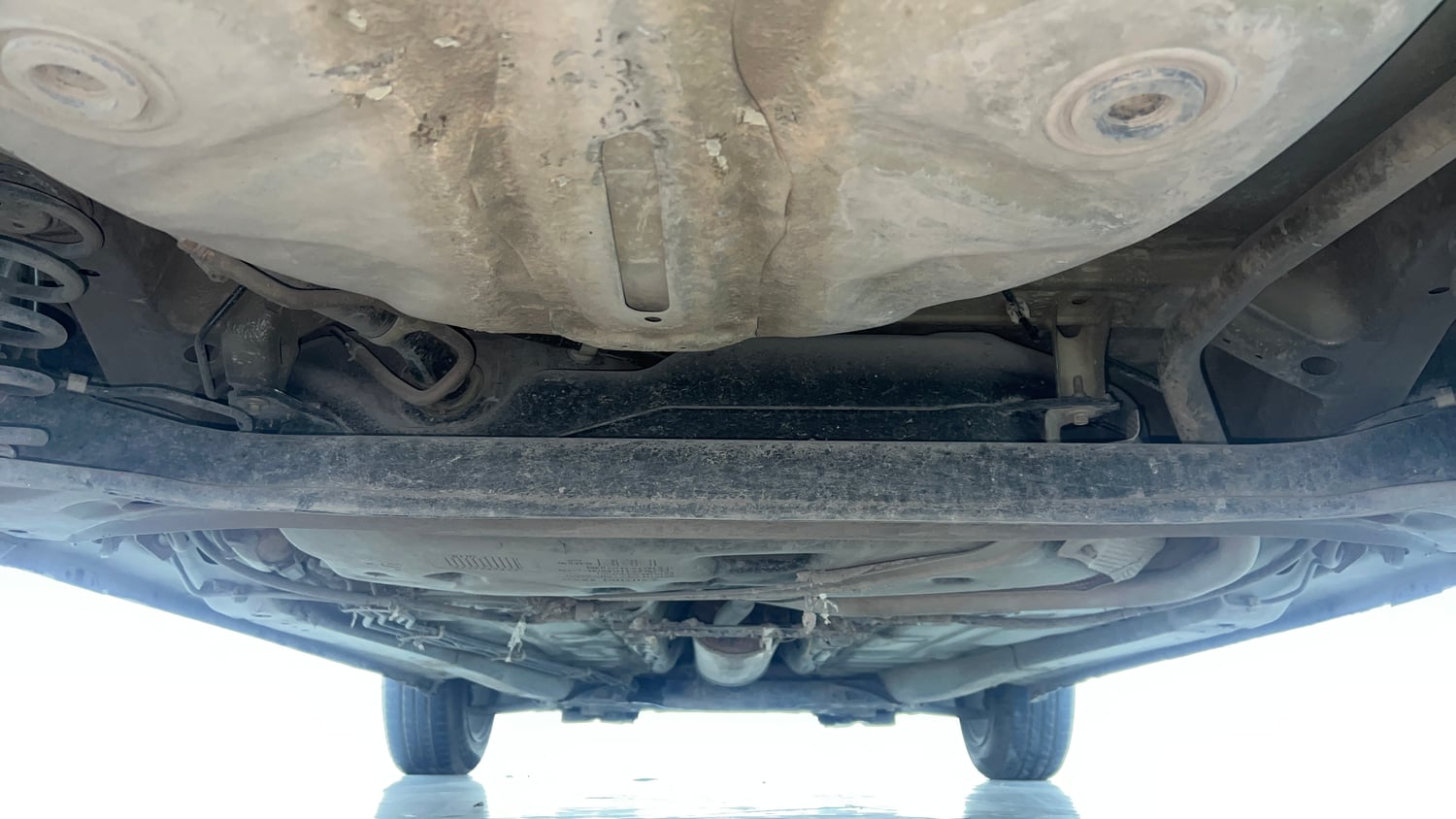 Used 2018 Maruti Suzuki Dzire VXi AMT Petrol Automatic extra REAR UNDERBODY VIEW (TAKEN FROM REAR)