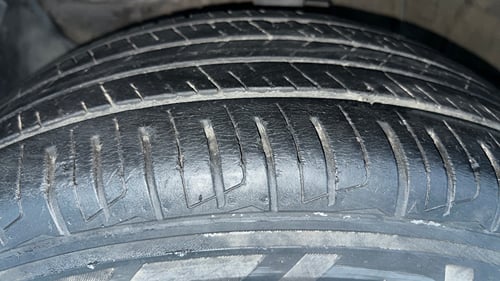 Used 2021 Hyundai Creta S 1.5 Diesel Diesel Manual tyres LEFT FRONT TYRE TREAD VIEW
