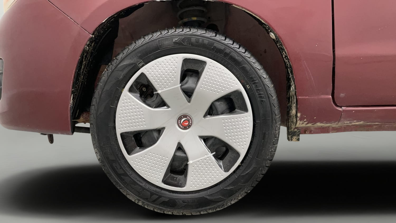 Used 2012 Maruti Suzuki Alto K10 VXi Petrol Manual tyres LEFT FRONT TYRE RIM VIEW
