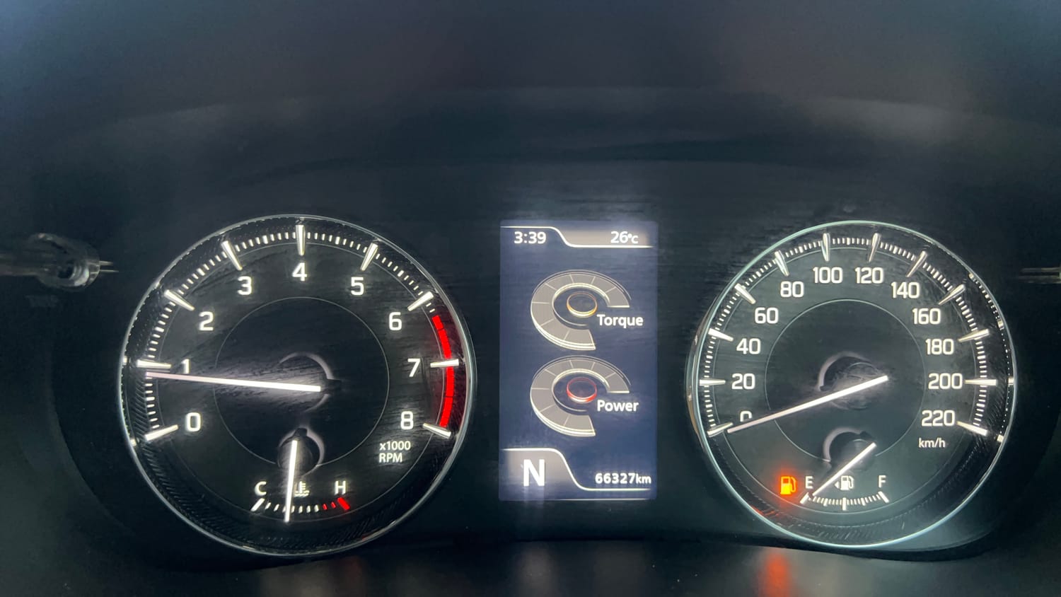 Used 2022 Maruti Suzuki Baleno Alpha AGS Petrol Automatic interior CLUSTERMETER VIEW