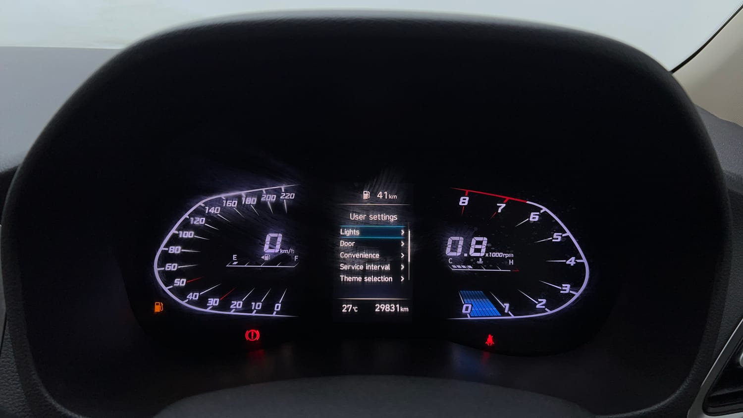 Used 2021 Hyundai Verna SX 1.5 MPi Petrol Manual interior CLUSTERMETER VIEW
