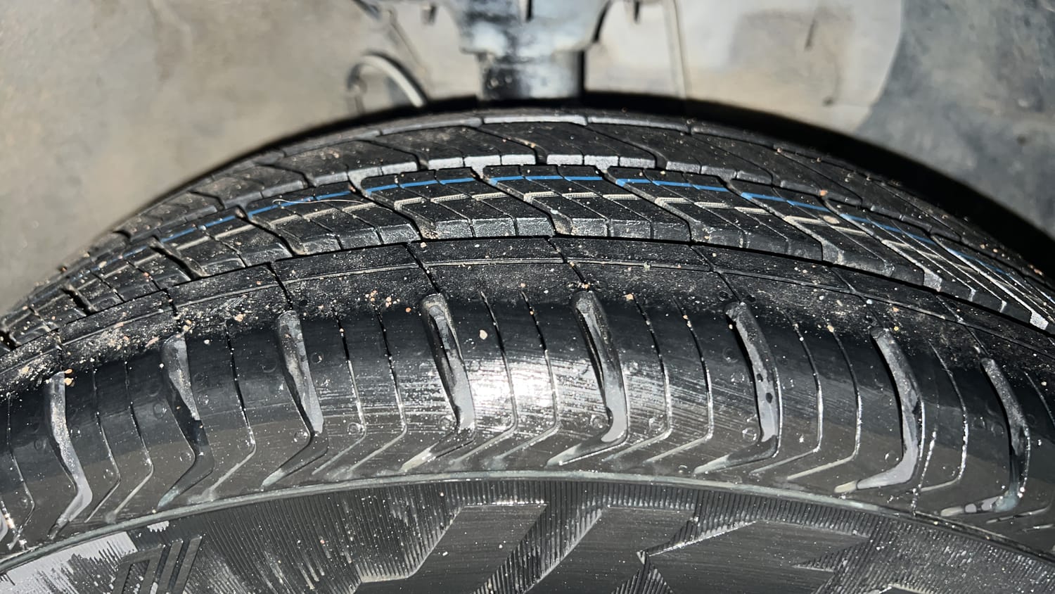 Used 2019 Hyundai Elite i20 Asta 1.2 Petrol Manual tyres RIGHT FRONT TYRE TREAD VIEW