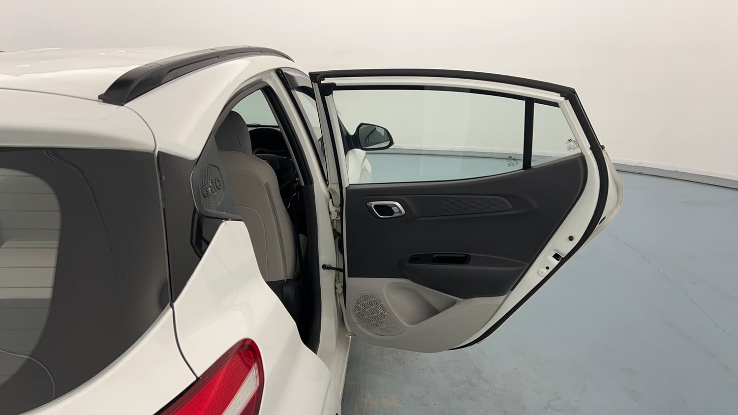Used 2020 Hyundai Grand i10 Nios Sportz 1.2 Kappa VTVT Petrol Manual interior RIGHT REAR DOOR OPEN VIEW