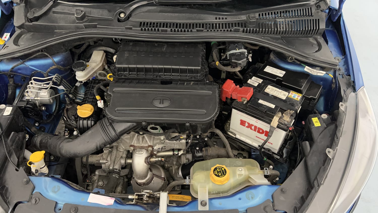 Used 2024 Tata Tiago XT Petrol Manual engine ENGINE LEFT SIDE VIEW