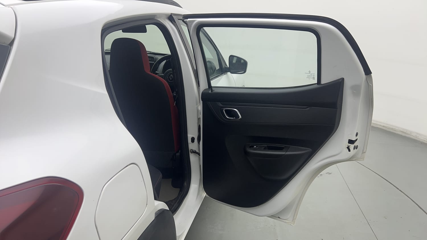 Used 2020 Renault Kwid 1.0 RXT AMT Opt Petrol Automatic interior RIGHT REAR DOOR OPEN VIEW