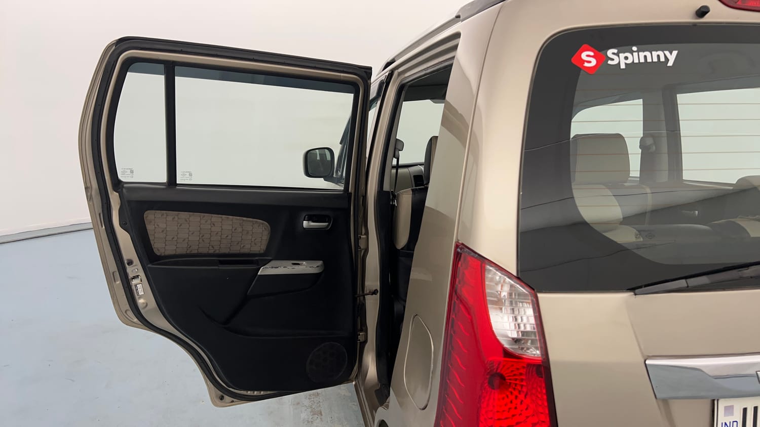 Used 2013 Maruti Suzuki Wagon R VXI Petrol Manual interior LEFT REAR DOOR OPEN VIEW