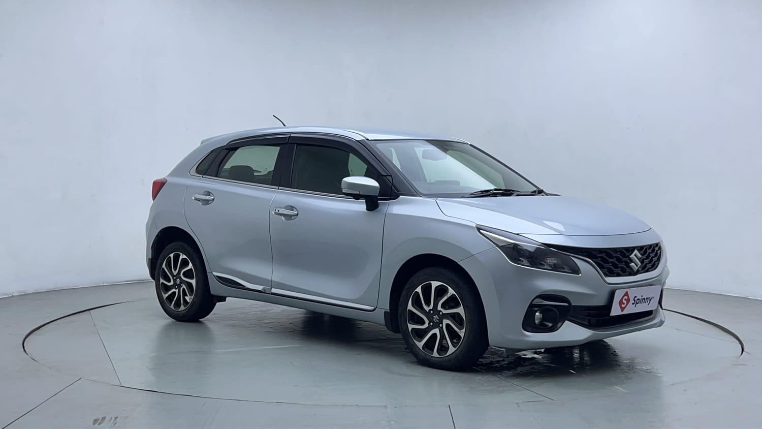 Used 2022 Maruti Suzuki Baleno Alpha AGS Petrol Automatic exterior RIGHT FRONT CORNER VIEW