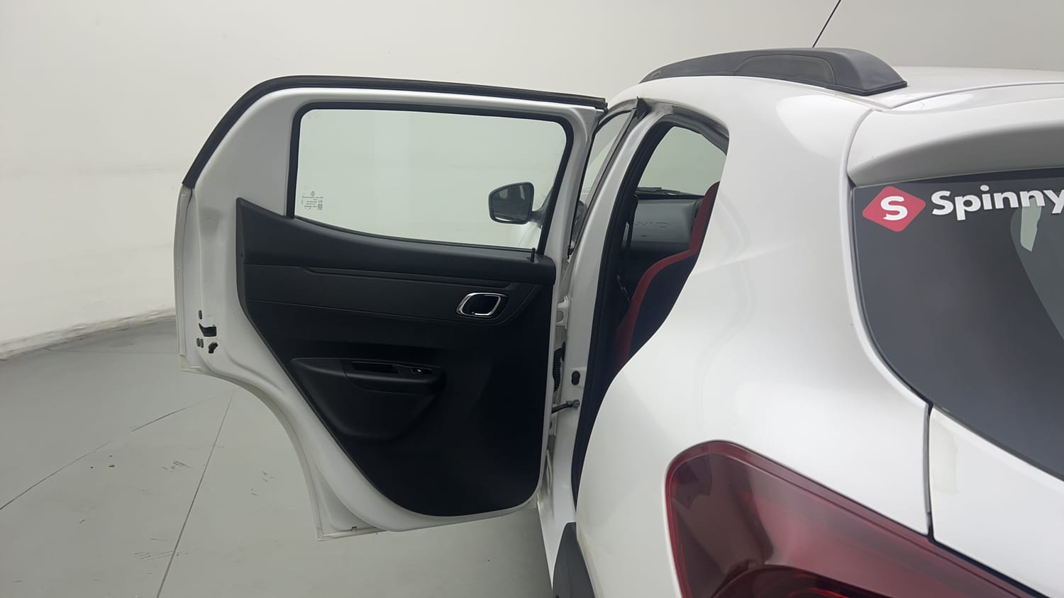 Used 2020 Renault Kwid 1.0 RXT AMT Opt Petrol Automatic interior LEFT REAR DOOR OPEN VIEW