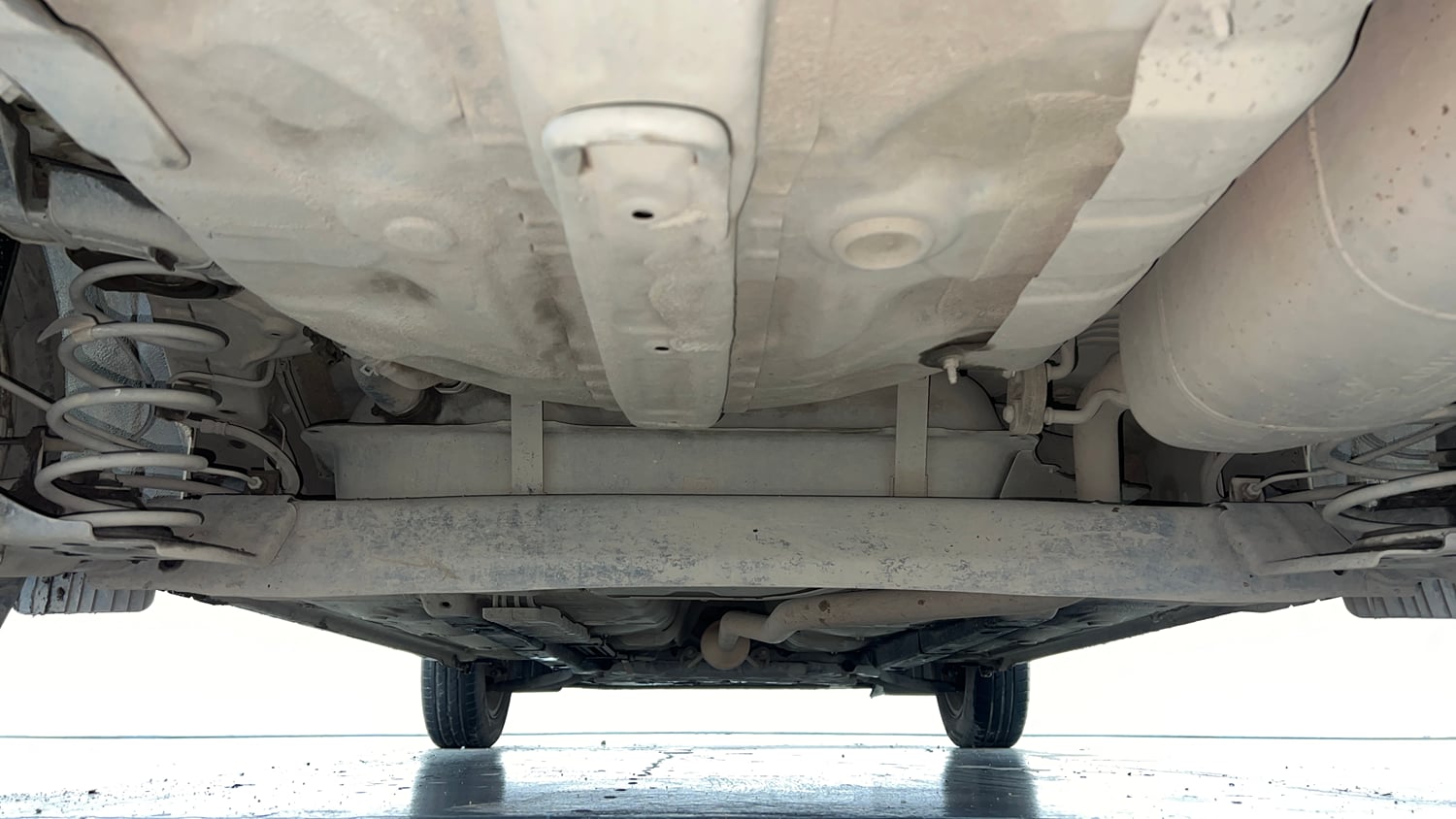 Used 2020 Hyundai Grand i10 Nios Sportz 1.2 Kappa VTVT Petrol Manual extra REAR UNDERBODY VIEW (TAKEN FROM REAR)
