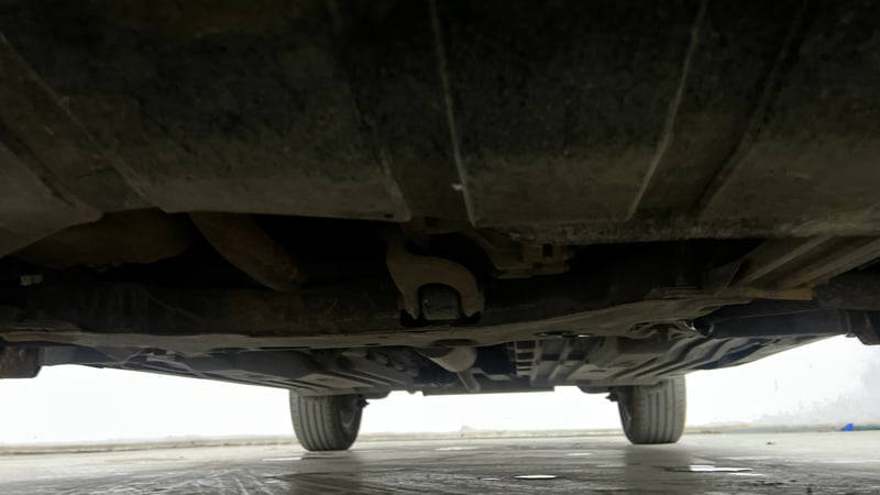 Used 2021 Maruti Suzuki Vitara Brezza [2020-2022] ZXI Plus Dual Tone Petrol Manual extra FRONT LEFT UNDERBODY VIEW