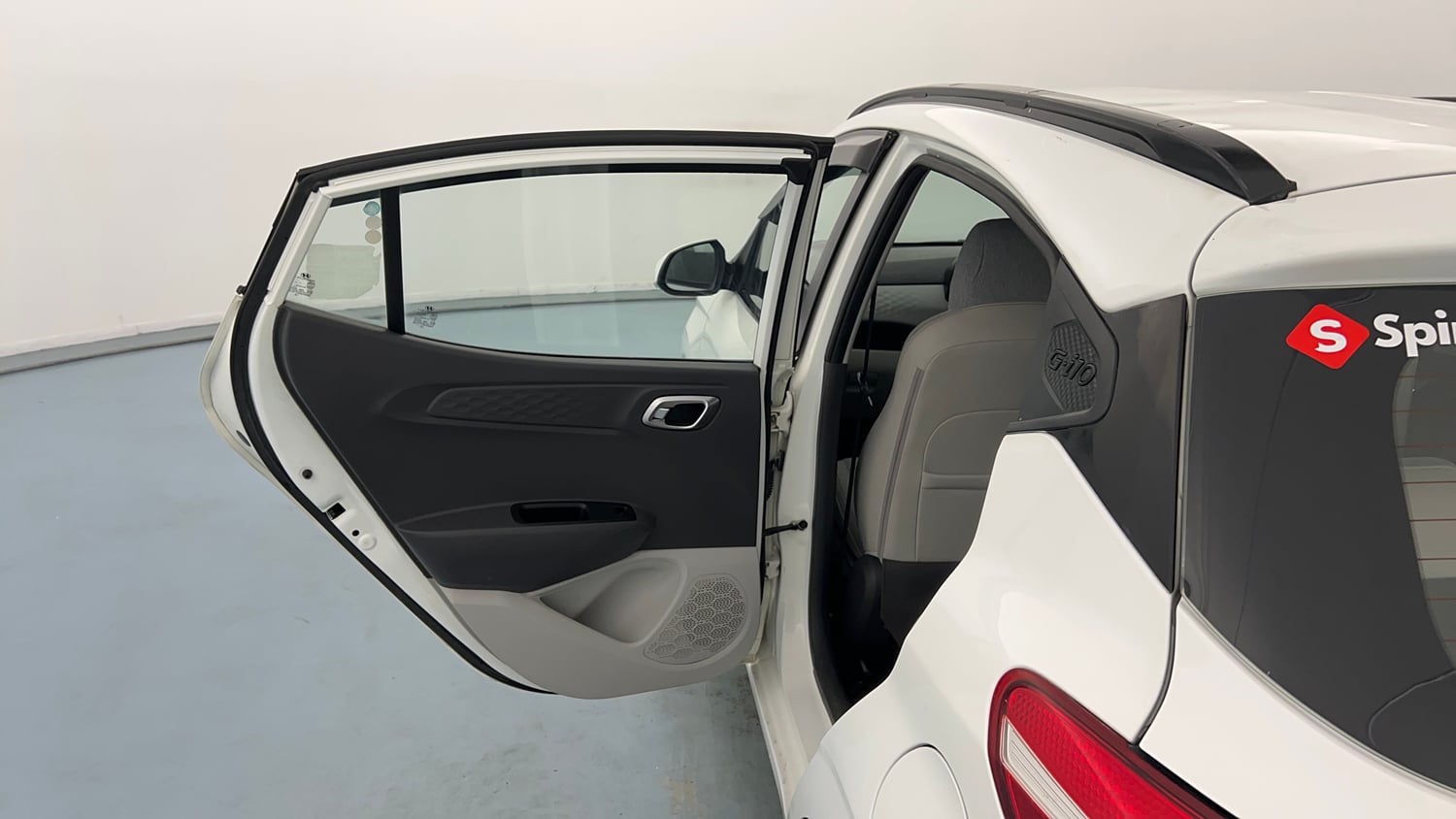 Used 2020 Hyundai Grand i10 Nios Sportz 1.2 Kappa VTVT Petrol Manual interior LEFT REAR DOOR OPEN VIEW