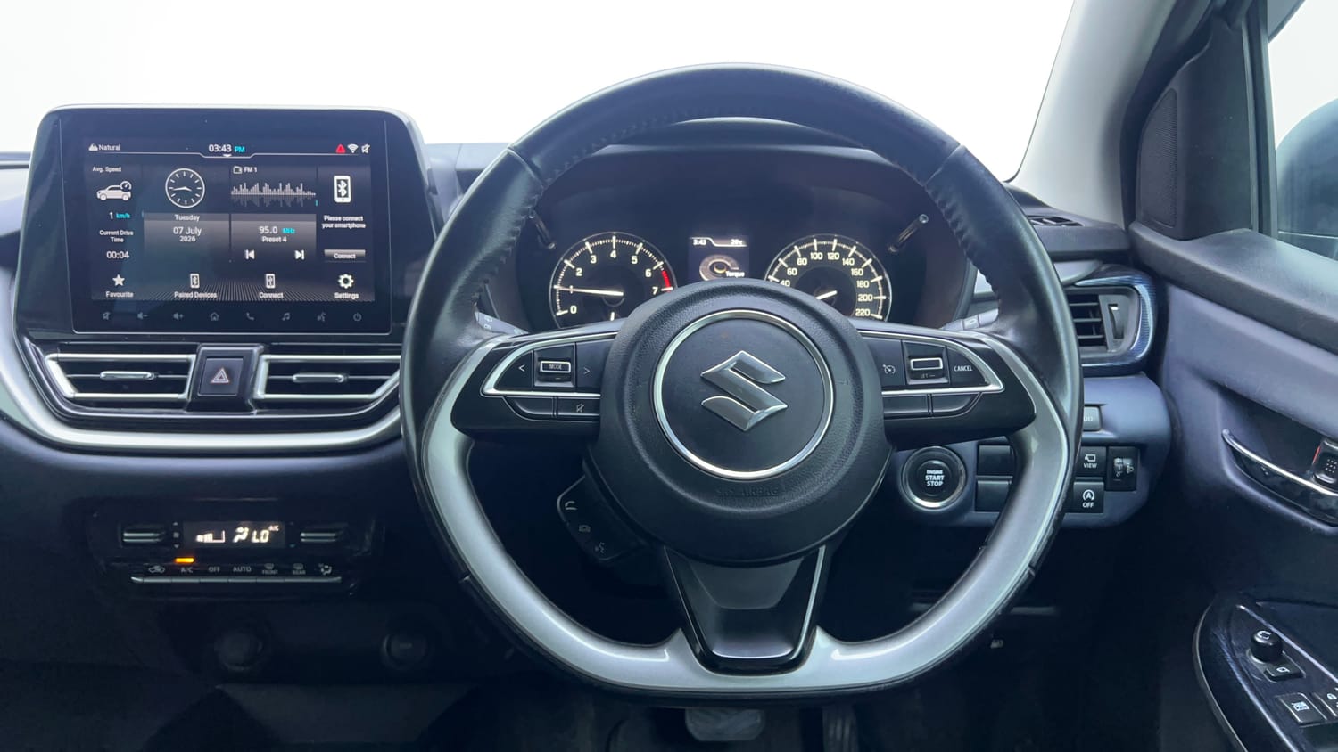 Used 2022 Maruti Suzuki Baleno Alpha AGS Petrol Automatic interior STEERING VIEW