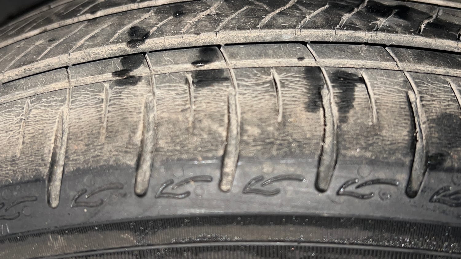 Used 2020 Tata Tigor XZ Plus Petrol Manual tyres LEFT FRONT TYRE TREAD VIEW