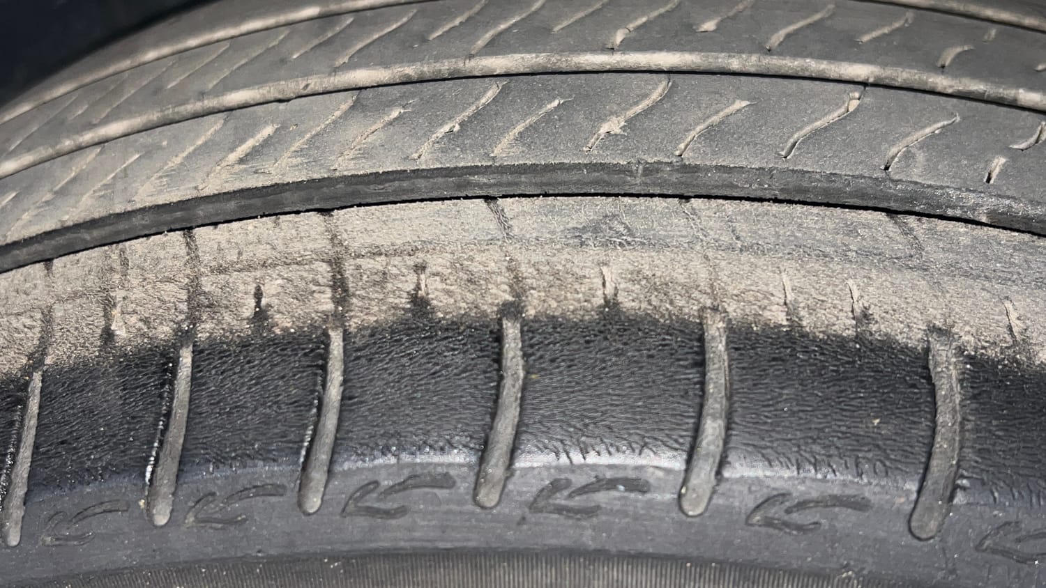 Used 2020 Tata Tigor XZ Plus Petrol Manual tyres LEFT REAR TYRE TREAD VIEW