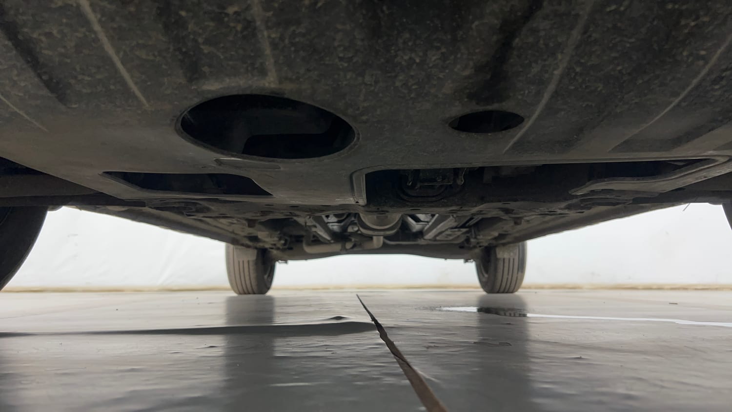 Used 2022 Hyundai Creta EX 1.5 Petrol Petrol Manual extra FRONT LEFT UNDERBODY VIEW