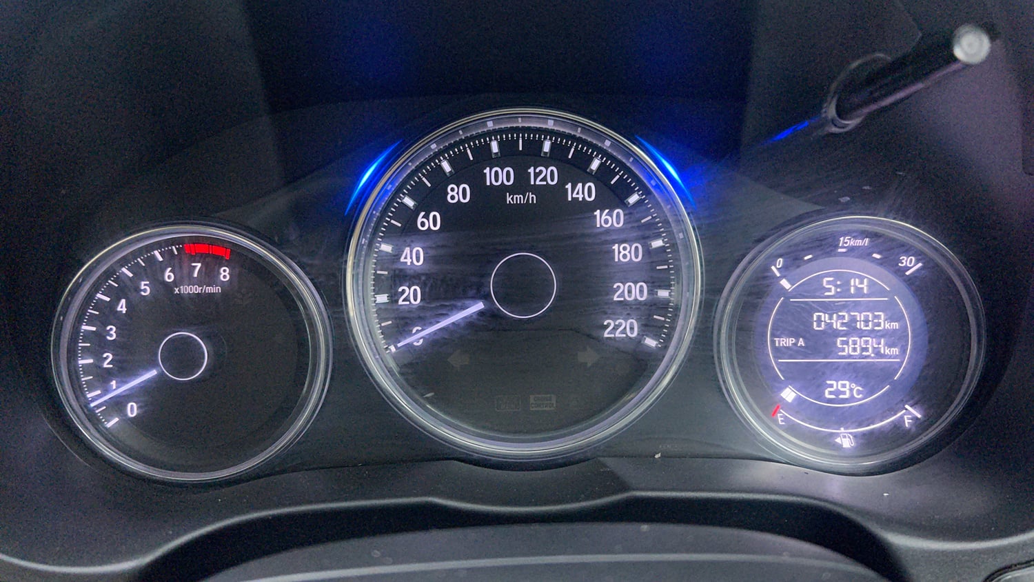 Used 2022 Honda City 4th Generation V Petrol Petrol Manual interior CLUSTERMETER VIEW