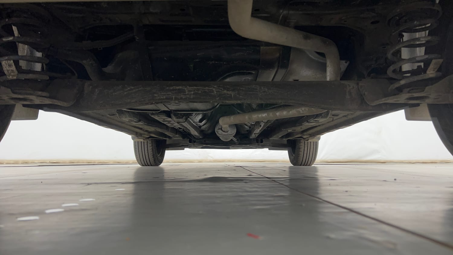 Used 2022 Hyundai Creta EX 1.5 Petrol Petrol Manual extra REAR UNDERBODY VIEW (TAKEN FROM REAR)