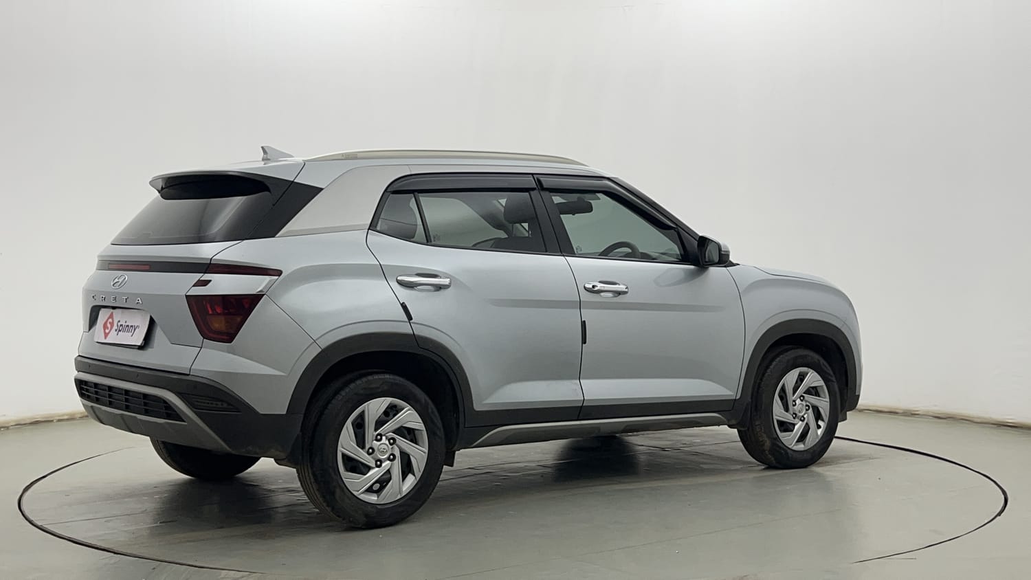 Used 2022 Hyundai Creta EX 1.5 Petrol Petrol Manual exterior RIGHT REAR CORNER VIEW
