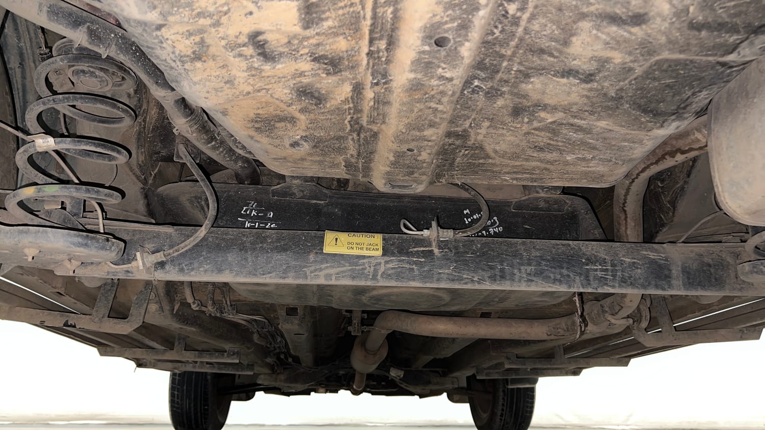 Used 2024 Tata Nexon Creative Plus S 1.2 Revotron Petrol 6MT DT Petrol Manual extra REAR UNDERBODY VIEW (TAKEN FROM REAR)