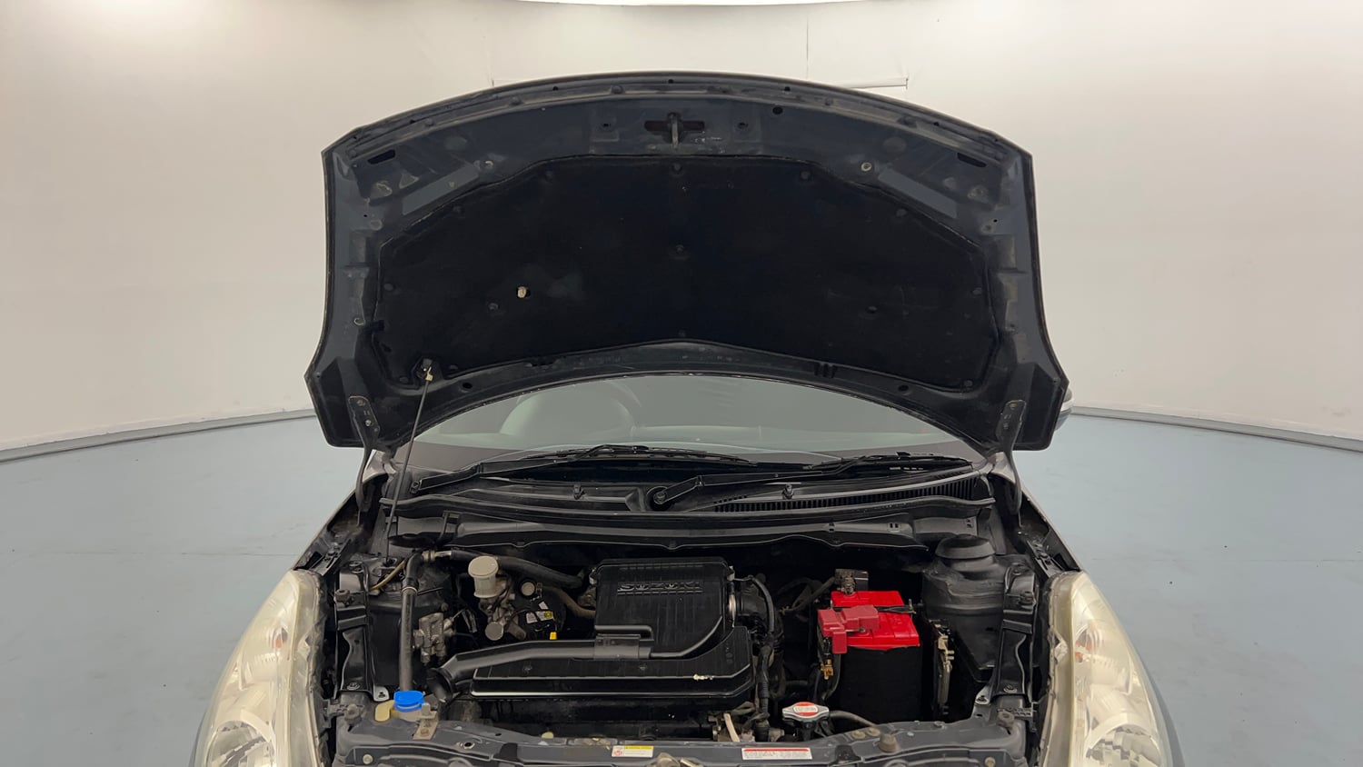 Used 2017 Maruti Suzuki Swift VXi Petrol Manual engine ENGINE & BONNET OPEN FRONT VIEW