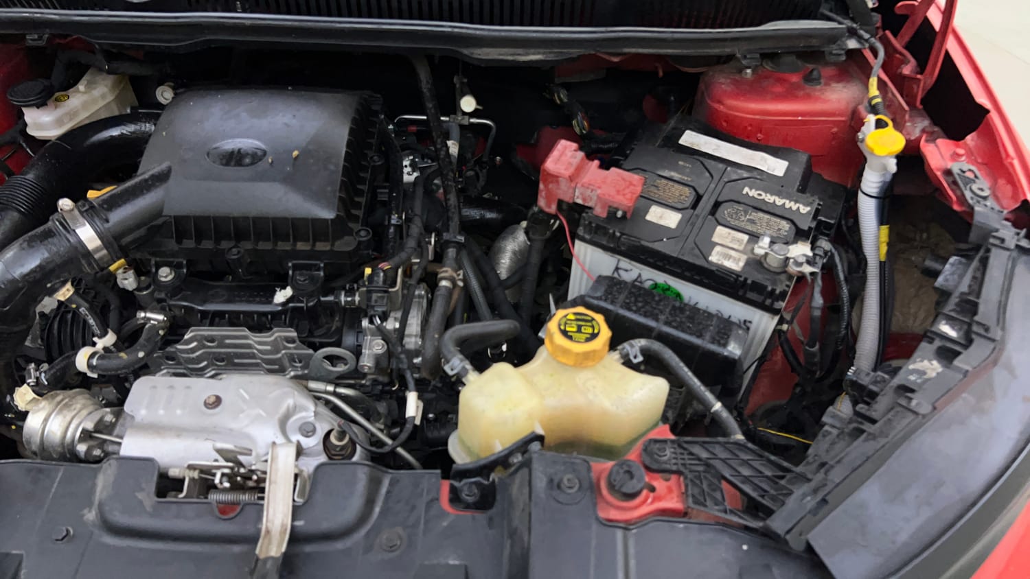 Used 2024 Tata Nexon Creative Plus S 1.2 Revotron Petrol 6MT DT Petrol Manual engine ENGINE LEFT SIDE VIEW
