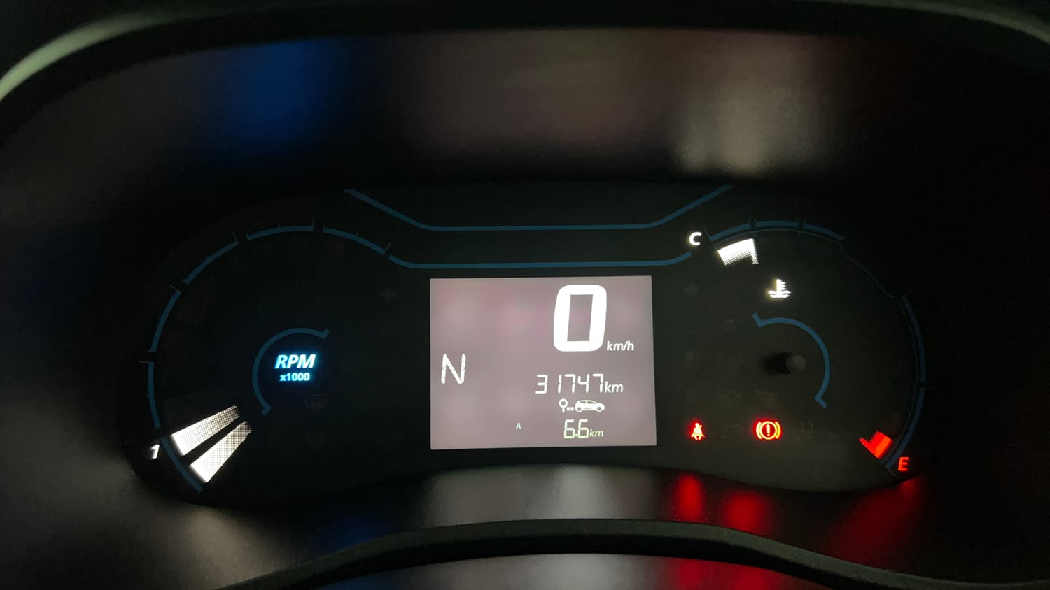 Used 2023 Renault Kwid CLIMBER AMT Petrol Automatic interior CLUSTERMETER VIEW