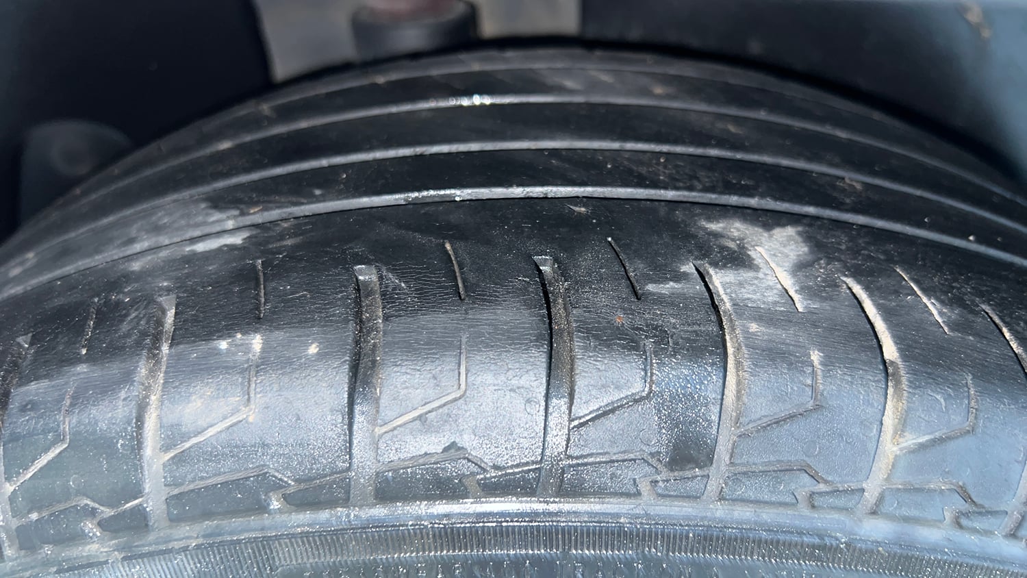 Used 2023 Hyundai Creta SX 1.5 Petrol Petrol Manual tyres RIGHT REAR TYRE TREAD VIEW