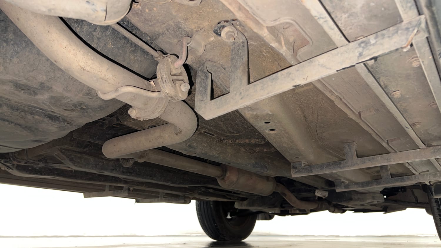 Used 2024 Tata Nexon Creative Plus S 1.2 Revotron Petrol 6MT DT Petrol Manual extra REAR RIGHT UNDERBODY VIEW