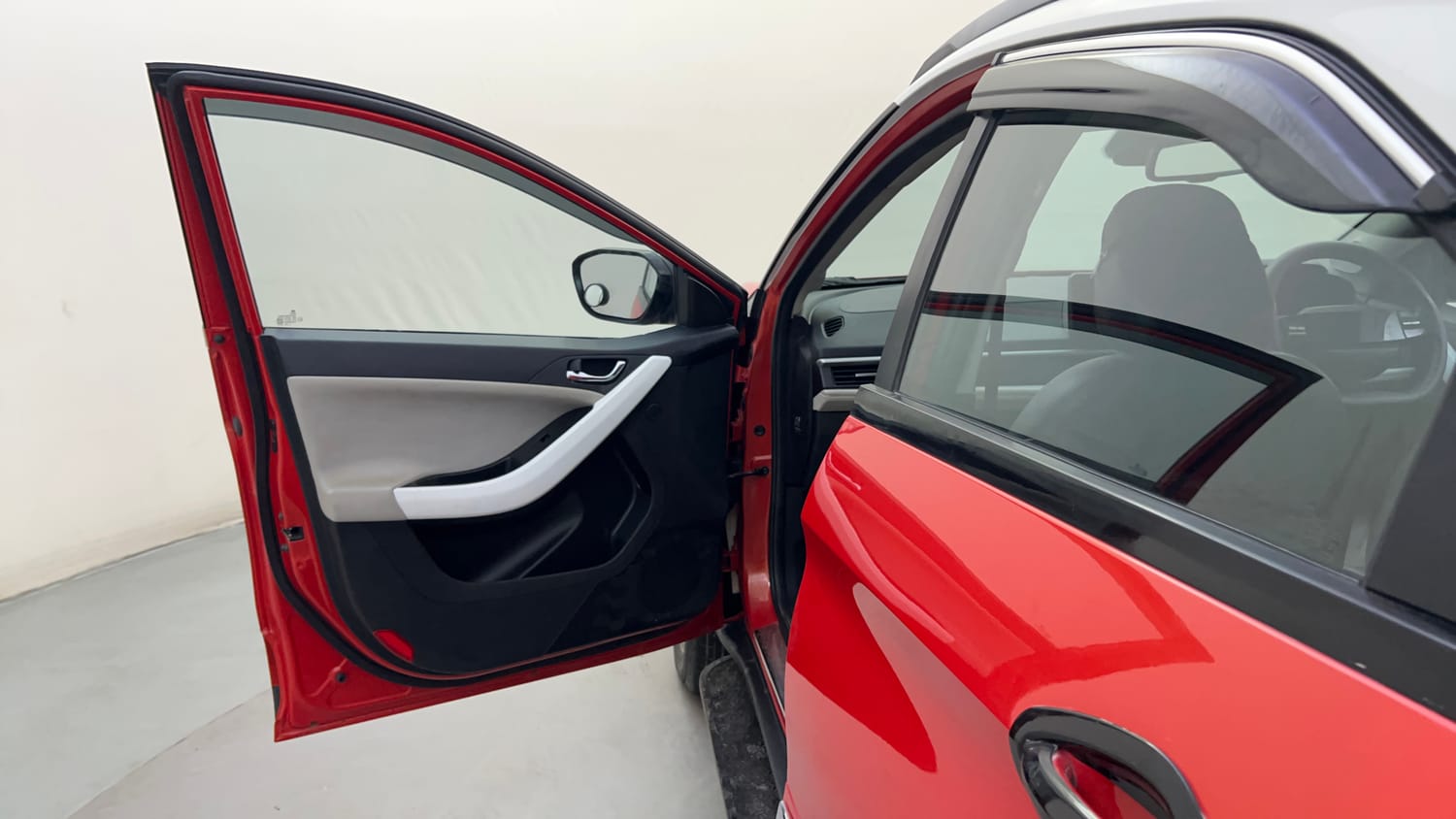Used 2024 Tata Nexon Creative Plus S 1.2 Revotron Petrol 6MT DT Petrol Manual interior LEFT FRONT DOOR OPEN VIEW