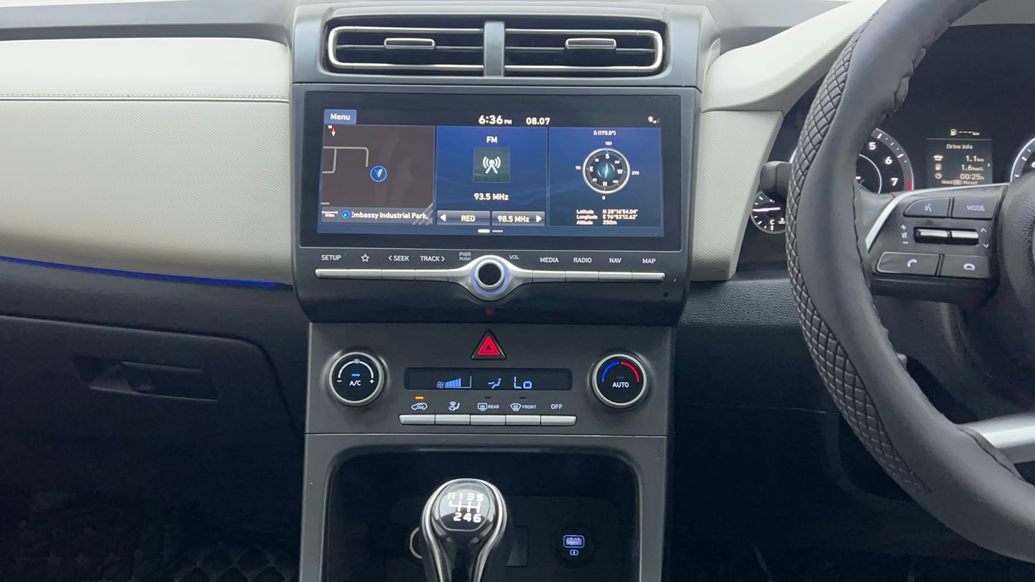 Used 2023 Hyundai Creta SX 1.5 Petrol Petrol Manual interior MUSIC SYSTEM & AC CONTROL VIEW