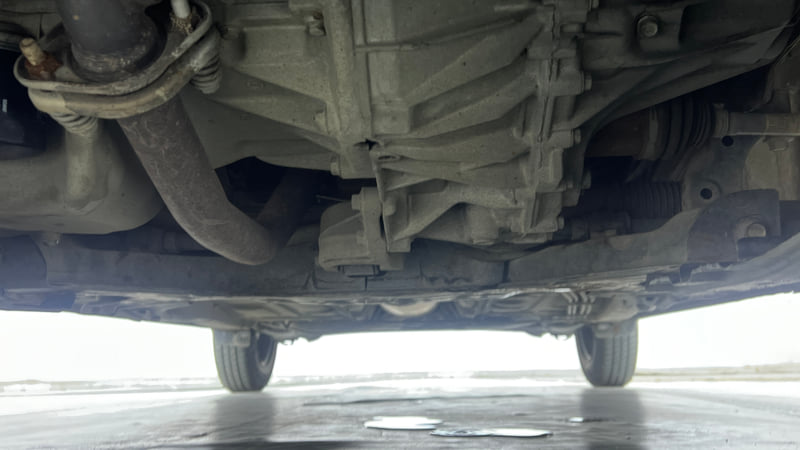 Used 2021 Maruti Suzuki Swift VXi AMT Petrol Automatic extra FRONT LEFT UNDERBODY VIEW