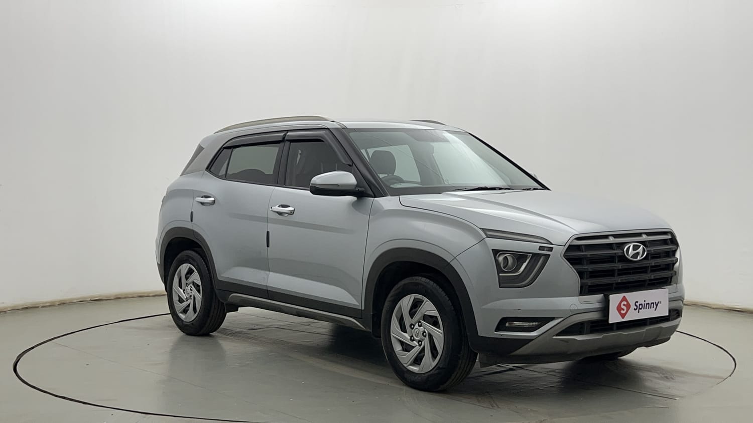 Used 2022 Hyundai Creta EX 1.5 Petrol Petrol Manual exterior RIGHT FRONT CORNER VIEW