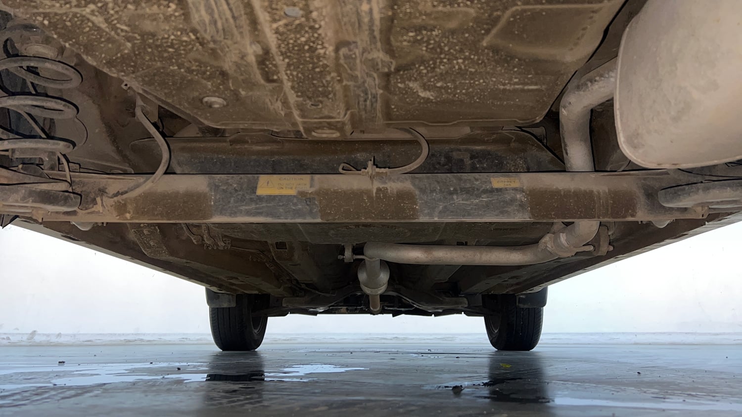 Used 2017 Tata Nexon XZ Plus Petrol Manual extra REAR UNDERBODY VIEW (TAKEN FROM REAR)