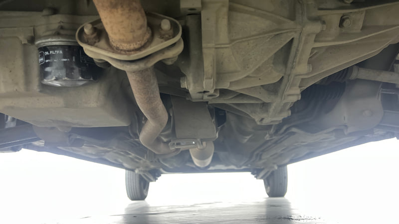 Used 2017 maruti-suzuki Alto K10 VXi (O) AMT Petrol Automatic extra FRONT LEFT UNDERBODY VIEW