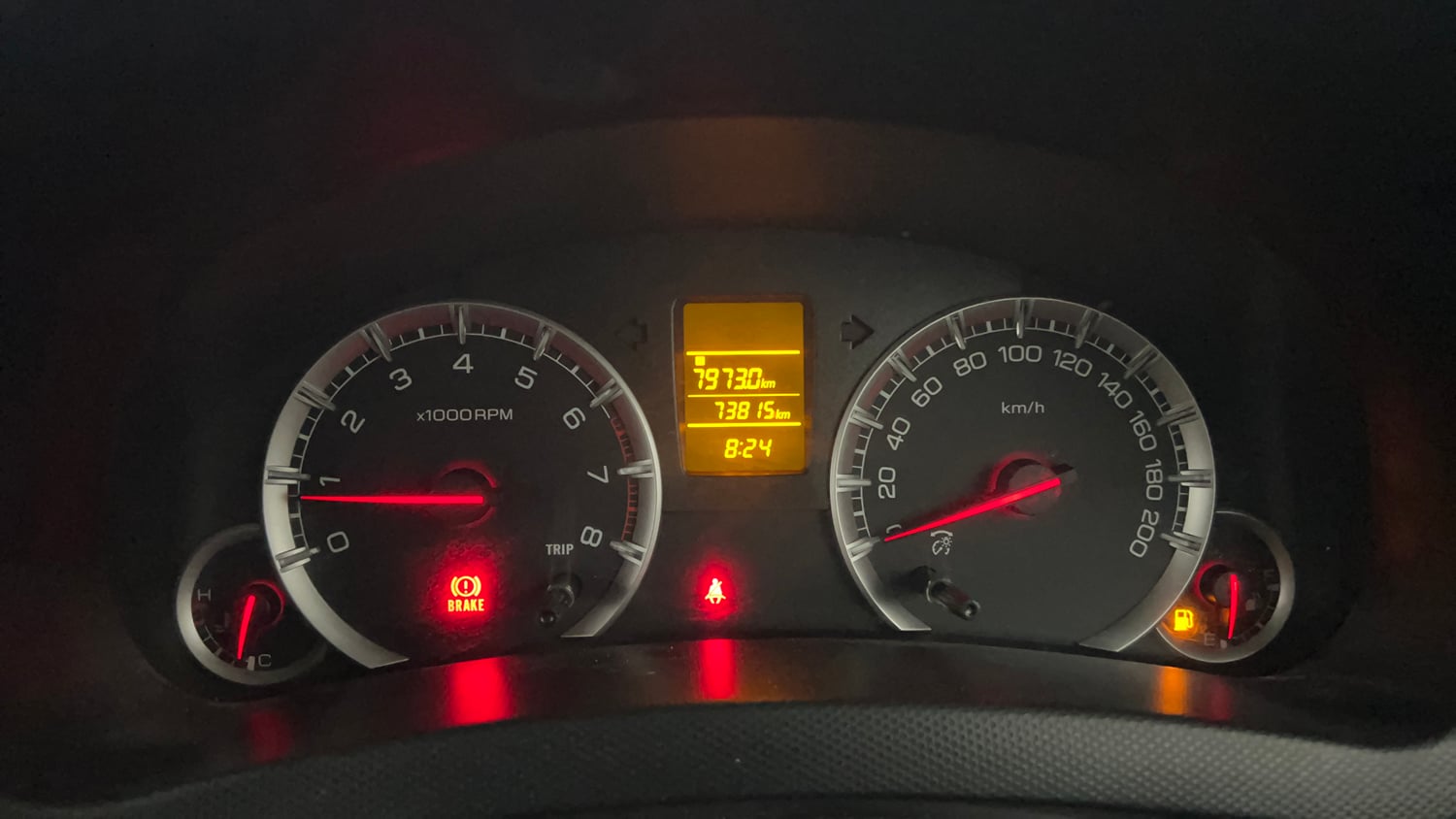 Used 2017 Maruti Suzuki Swift VXi Petrol Manual interior CLUSTERMETER VIEW