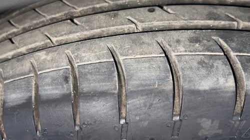 Used 2019 Hyundai Creta SX 1.6 Petrol Petrol Manual tyres LEFT FRONT TYRE TREAD VIEW