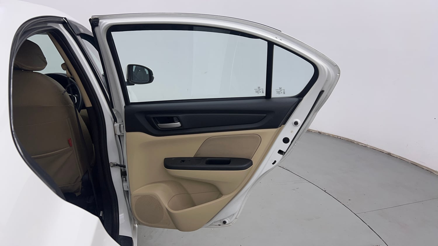 Used 2024 Honda Amaze VX 1.2 Petrol CVT Petrol Automatic interior RIGHT REAR DOOR OPEN VIEW
