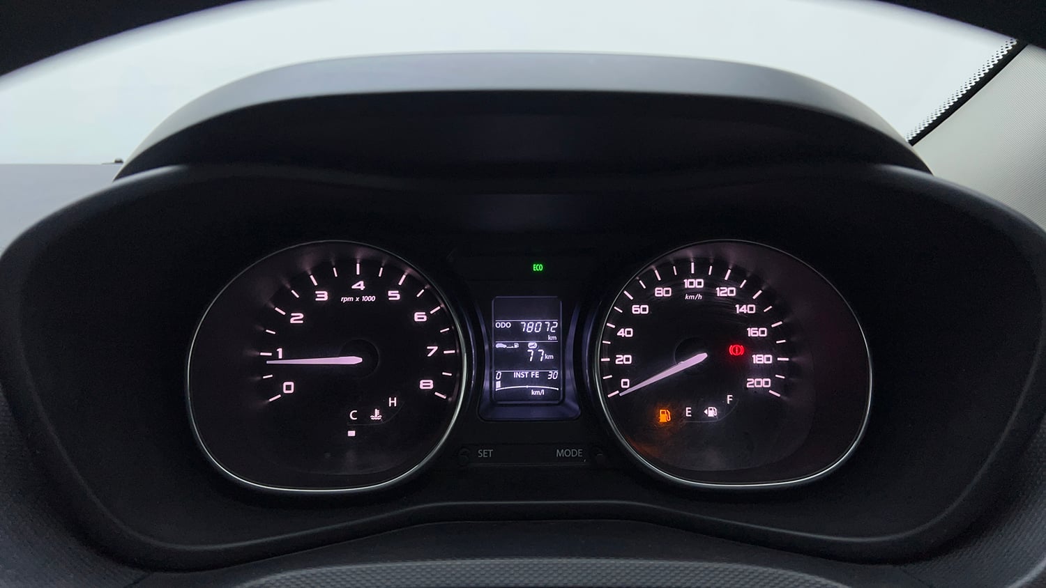 Used 2017 Tata Nexon XZ Plus Petrol Manual interior CLUSTERMETER VIEW