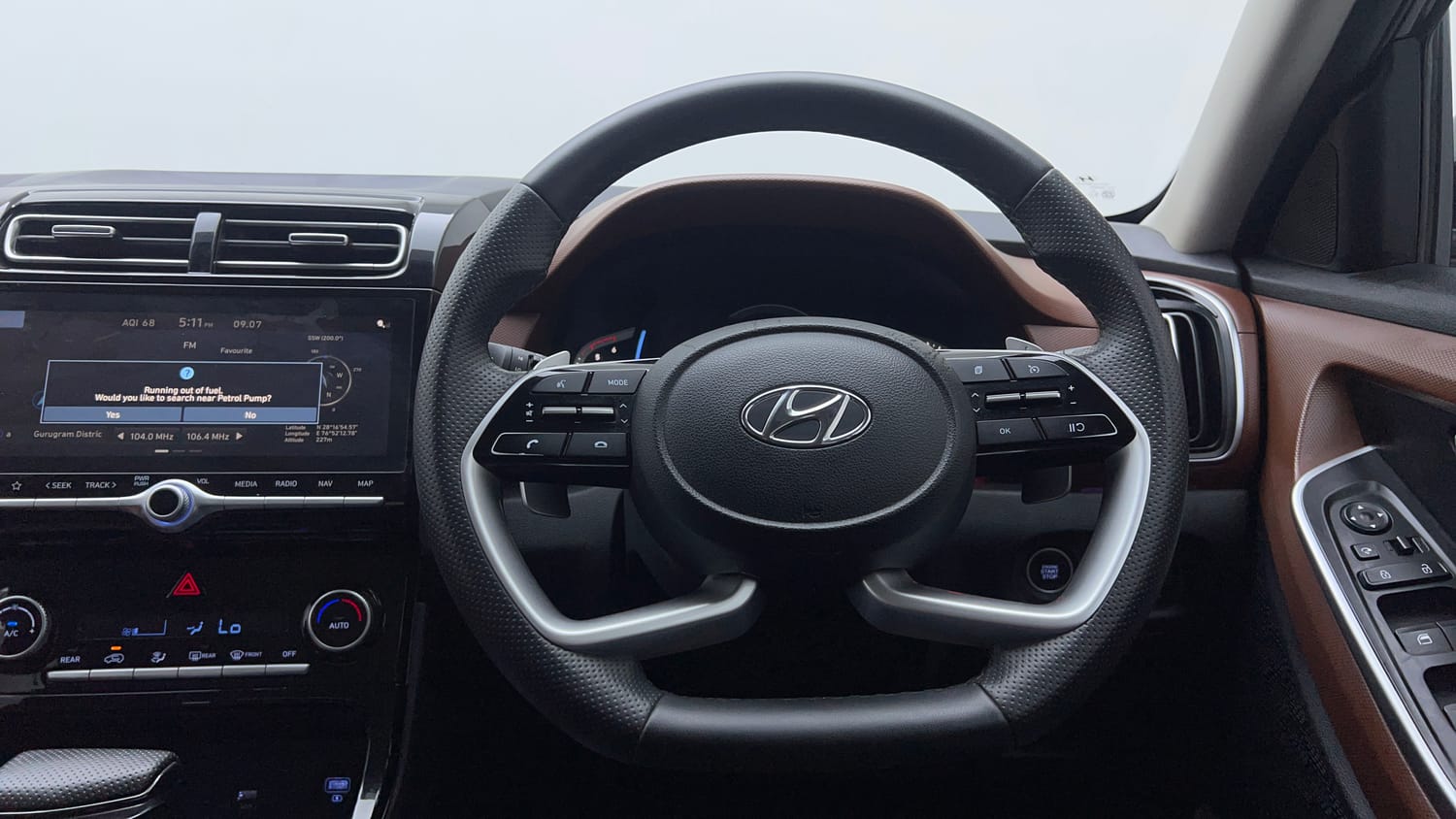 Used 2022 Hyundai Alcazar Prestige (O) 7 STR 1.5 Diesel AT Diesel Automatic interior STEERING VIEW