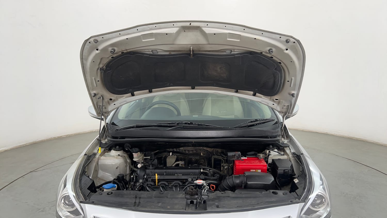 Used 2016 Hyundai Verna 1.6 VTVT SX AT Petrol Automatic engine ENGINE & BONNET OPEN FRONT VIEW