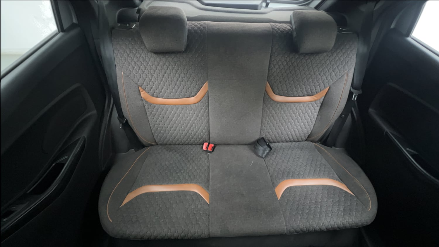 Used 2019 Ford Figo Titanium 1.2 Ti-VCT MT Petrol Manual interior REAR SEAT CONDITION VIEW