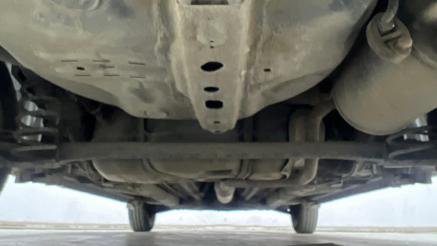 Used 2012 Maruti Suzuki Swift Dzire VXI Petrol Manual extra REAR UNDERBODY VIEW (TAKEN FROM REAR)
