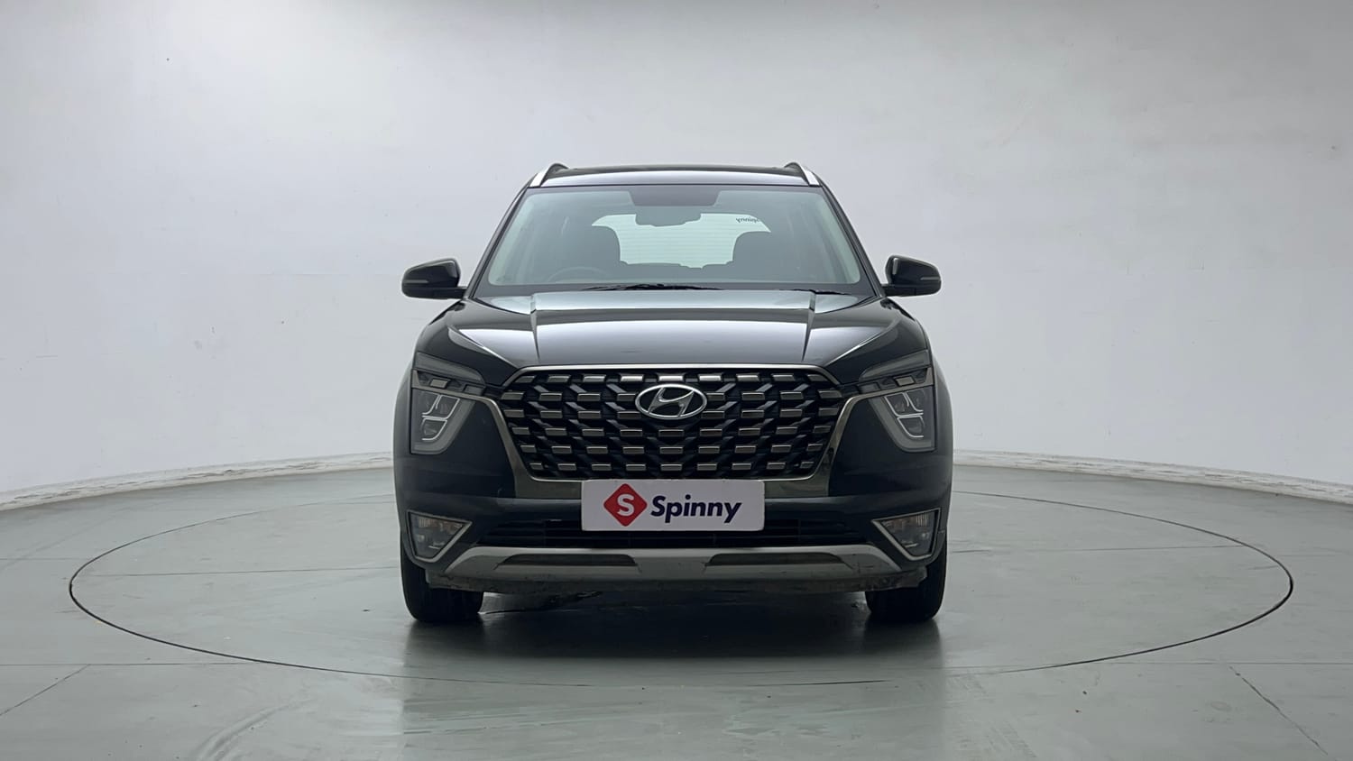 Used 2022 Hyundai Alcazar Prestige (O) 7 STR 1.5 Diesel AT Diesel Automatic exterior FRONT VIEW