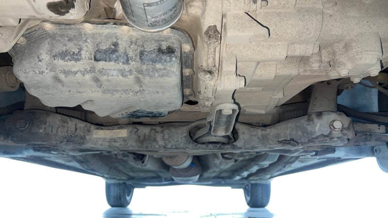 Used 2022 Skoda Kushaq Style 1.0L TSI MT Petrol Manual extra FRONT LEFT UNDERBODY VIEW
